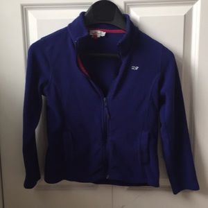 Vineyard vines girl m fleece. Full zipper